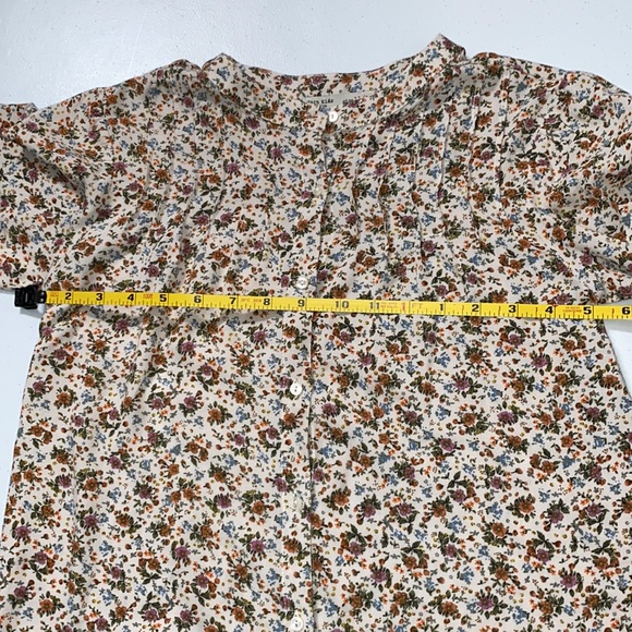 Zara Girl’s Long Sleeve Flowy Floral Blouse Size 11/12 - Picture 7 of 8